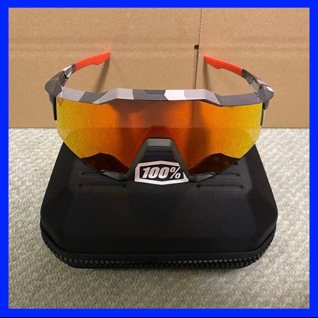 ワンハンドレッド サングラス speedcraft grey camo 100%