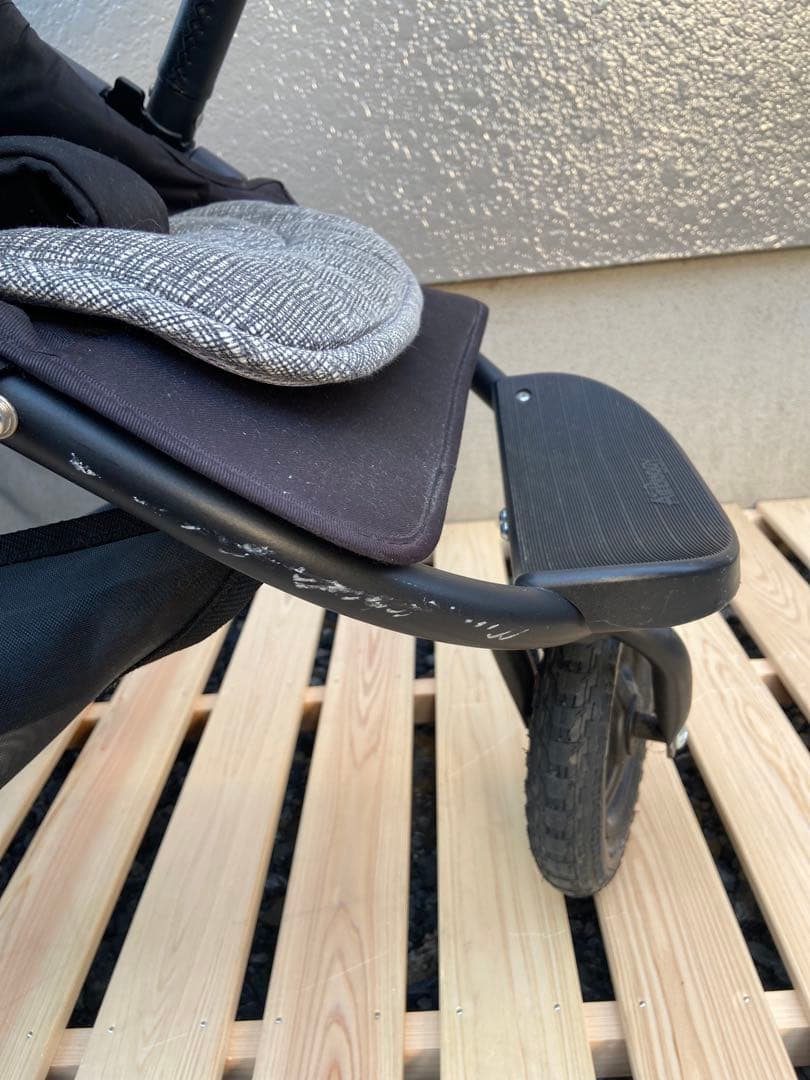 【美品】エアバギー　ココプレミア　フロムバース　アースブラック　レインカバー付