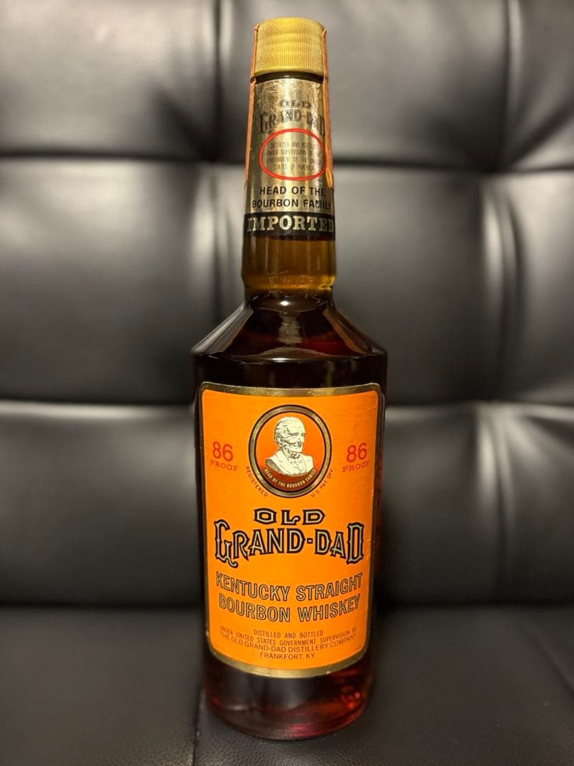 【古酒・美品】OLD GRAND-DAD 86proof 旧ボトル／輸出仕様