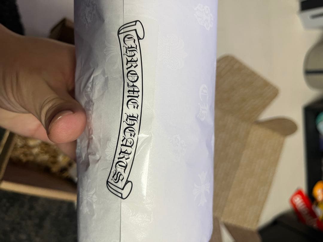 【新作 新品未開封】 Chrome Hearts 長袖カットソー ブラック