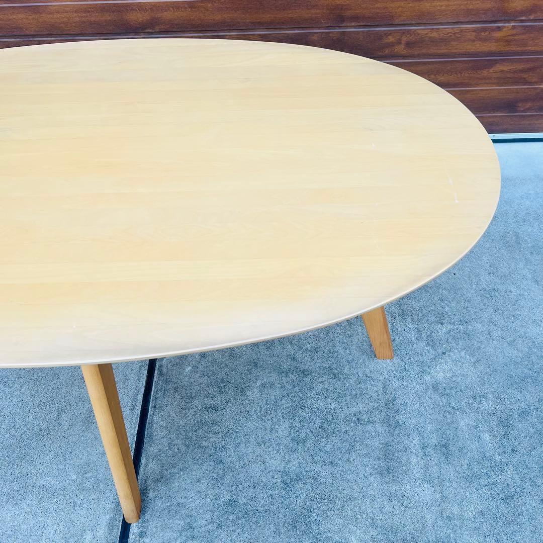 美品 廃盤 柏木工 ダイニングテーブル ソフィー オーバル モダン 北欧