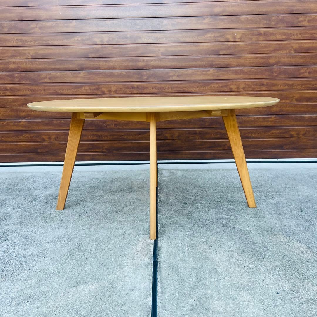 美品 廃盤 柏木工 ダイニングテーブル ソフィー オーバル モダン 北欧