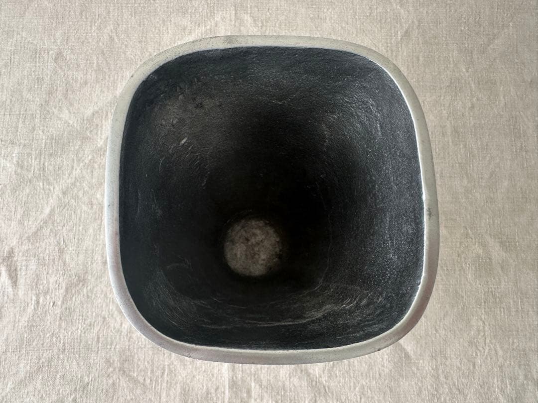 vintage l フラワーベース 錫 エタン ヴィンテージ M