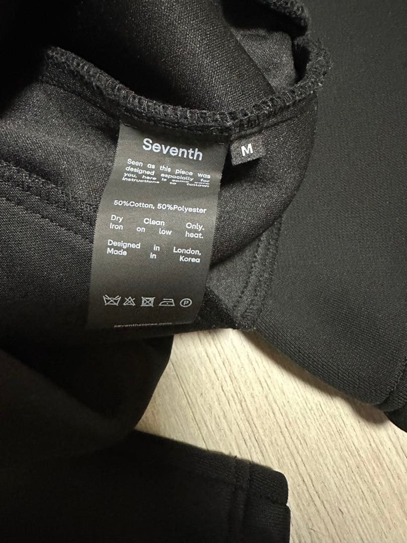 Seventh Store V2stacksブラックスウェットパンツ　M
