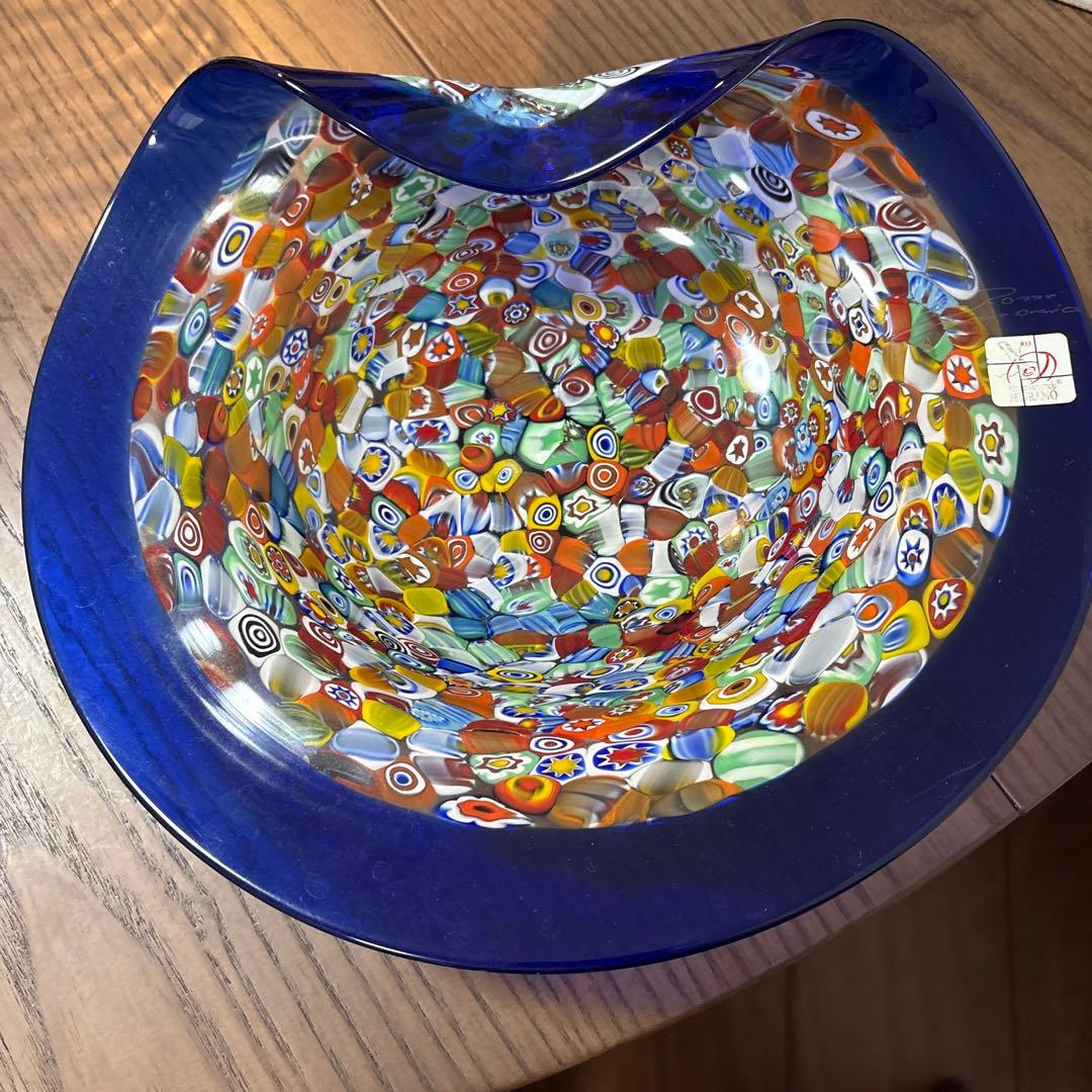 murano ムラノガラス　お皿　プレート　ガラス