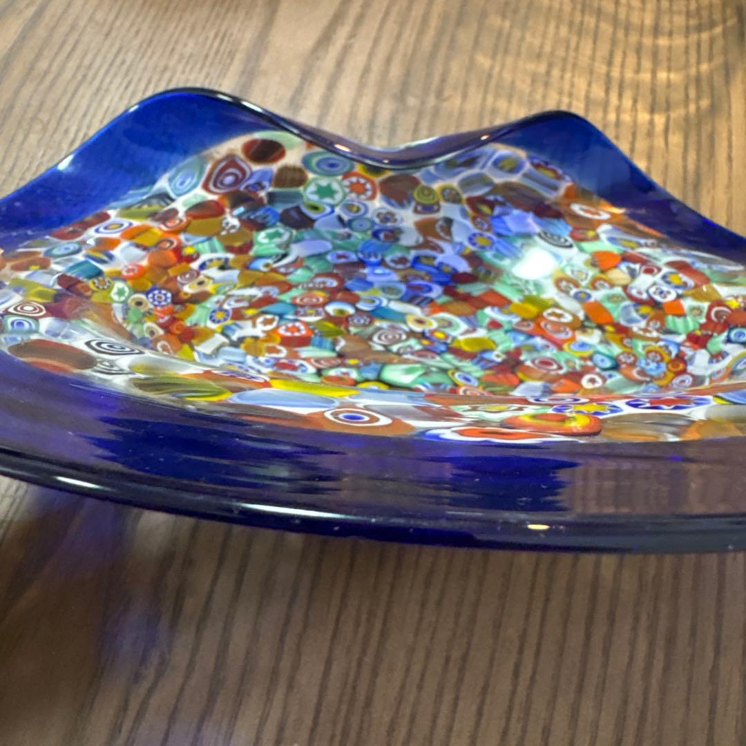 murano ムラノガラス　お皿　プレート　ガラス