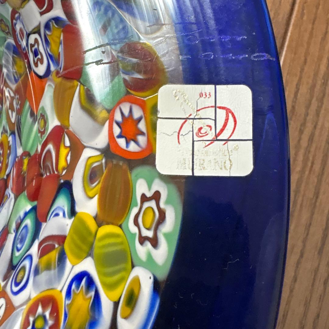 murano ムラノガラス　お皿　プレート　ガラス