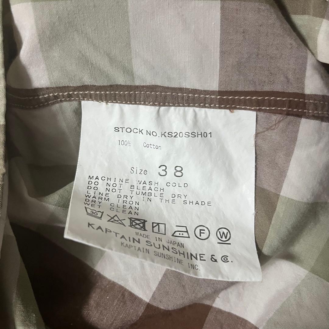 1*8様 20ss キャプテンサンシャイン オープンカラーシャツ