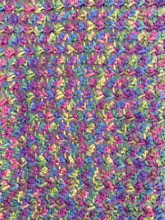 古着 ビンテージ 80s 紫 グラニー ブランケット キャンプ ラグ 敷物 美品