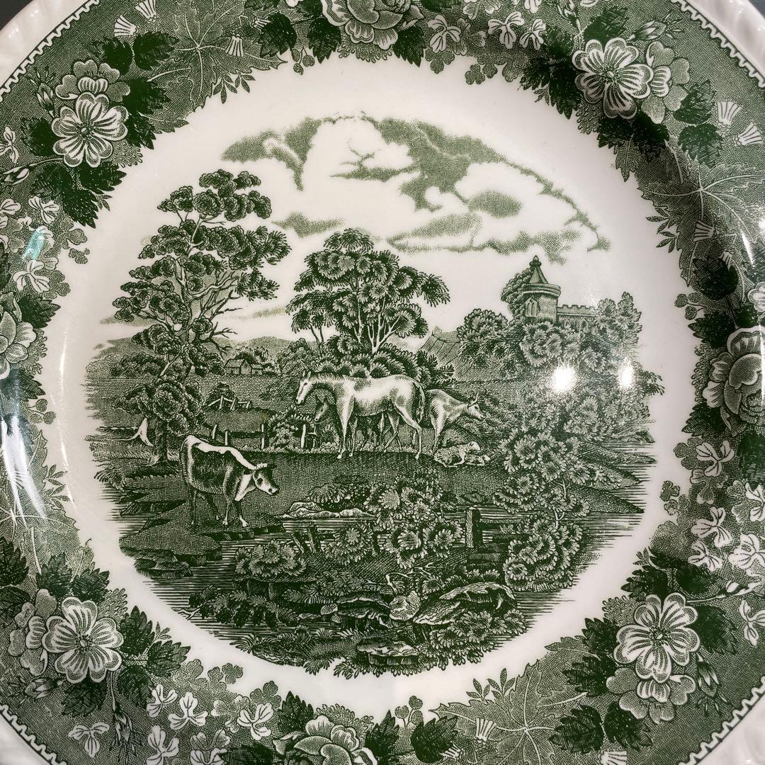 ADAMS English Scenic 直径31cm大皿2点 新品未使用