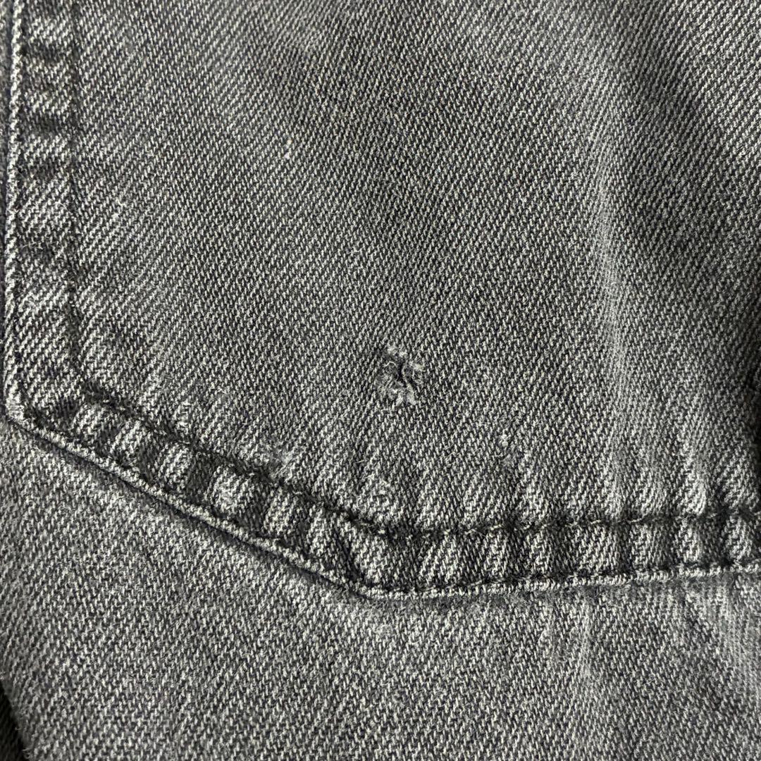LEVI'S/リーバイス 90s ブラックデニムシャツ Lサイズ