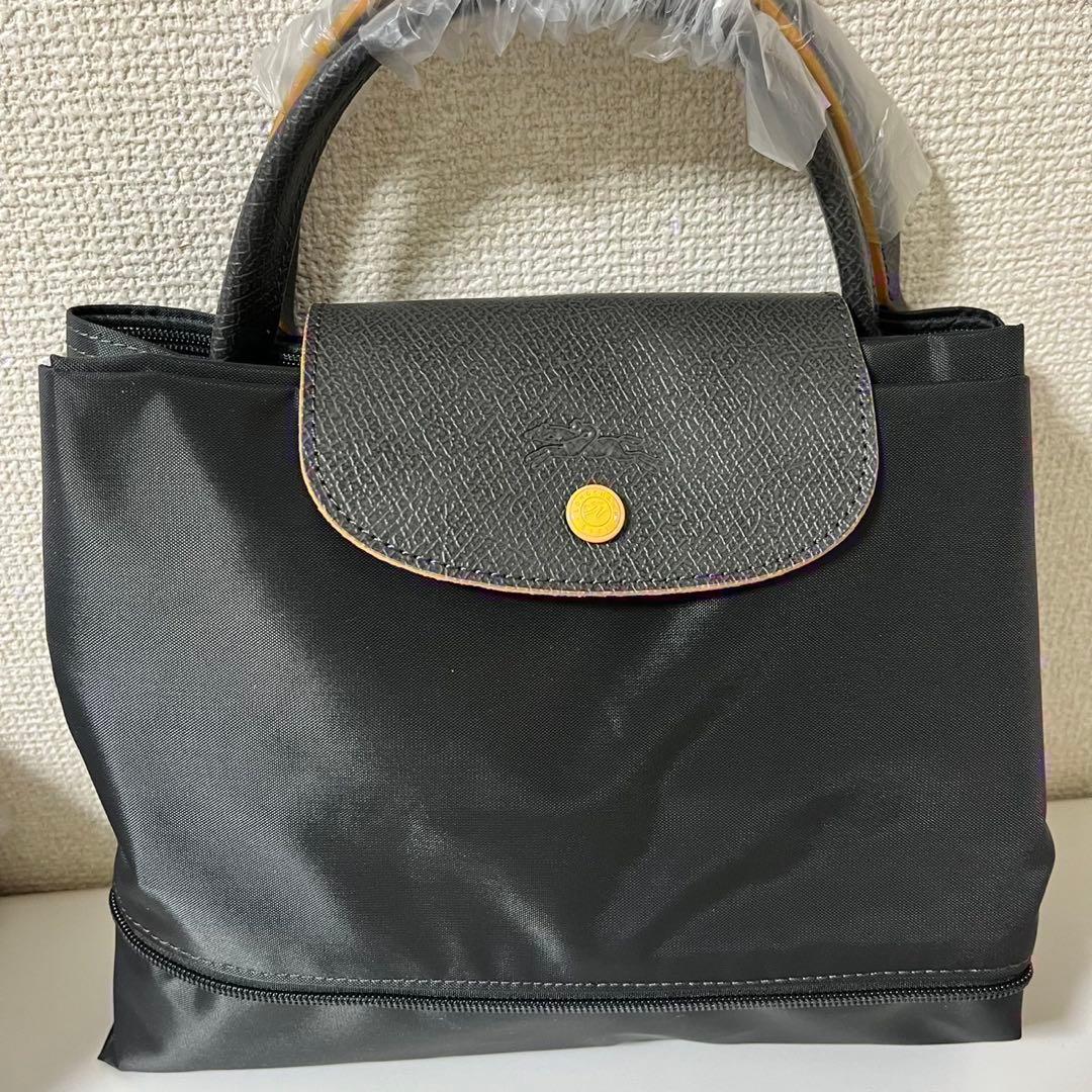 【新品】ロンシャン ル・プリアージュボストン男女兼用 ガンメタル