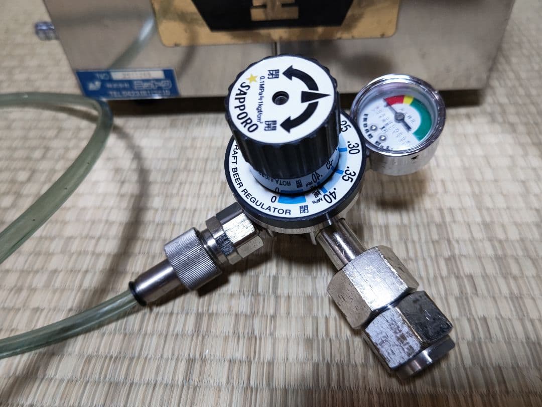 ■中古品 ■ニットク　氷冷式ビールサーバー　HS-1S ■生樽保冷カバー付き