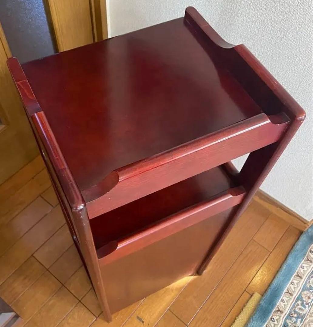 オールドカリモク 電話台 花台 飾り棚 サイドテーブル