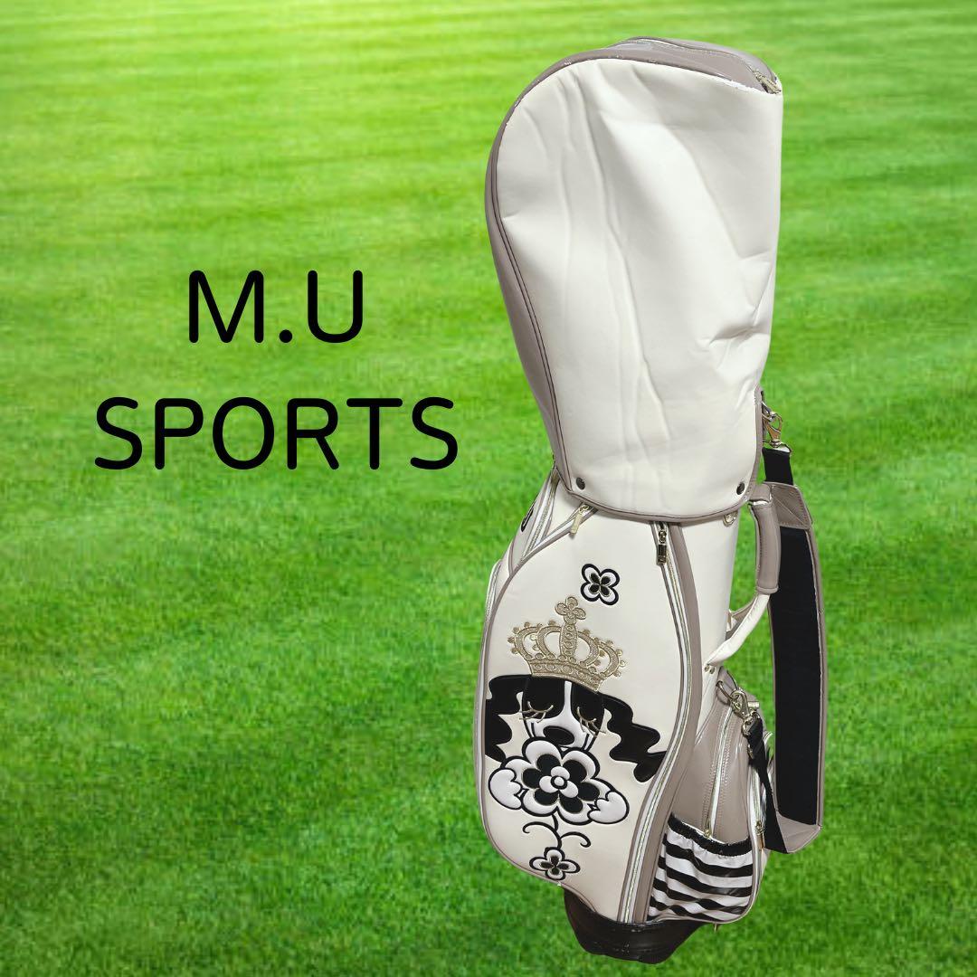 K123 M.USPORTS ミエコウエサコ お洒落 キャディバッグ