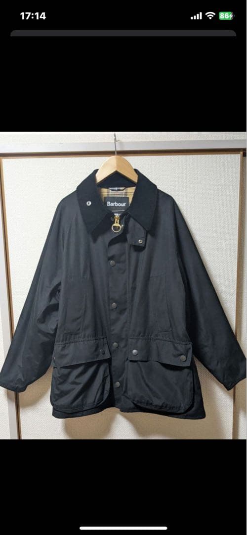 早い者勝ちです！専用無し。Barbour ブラック42