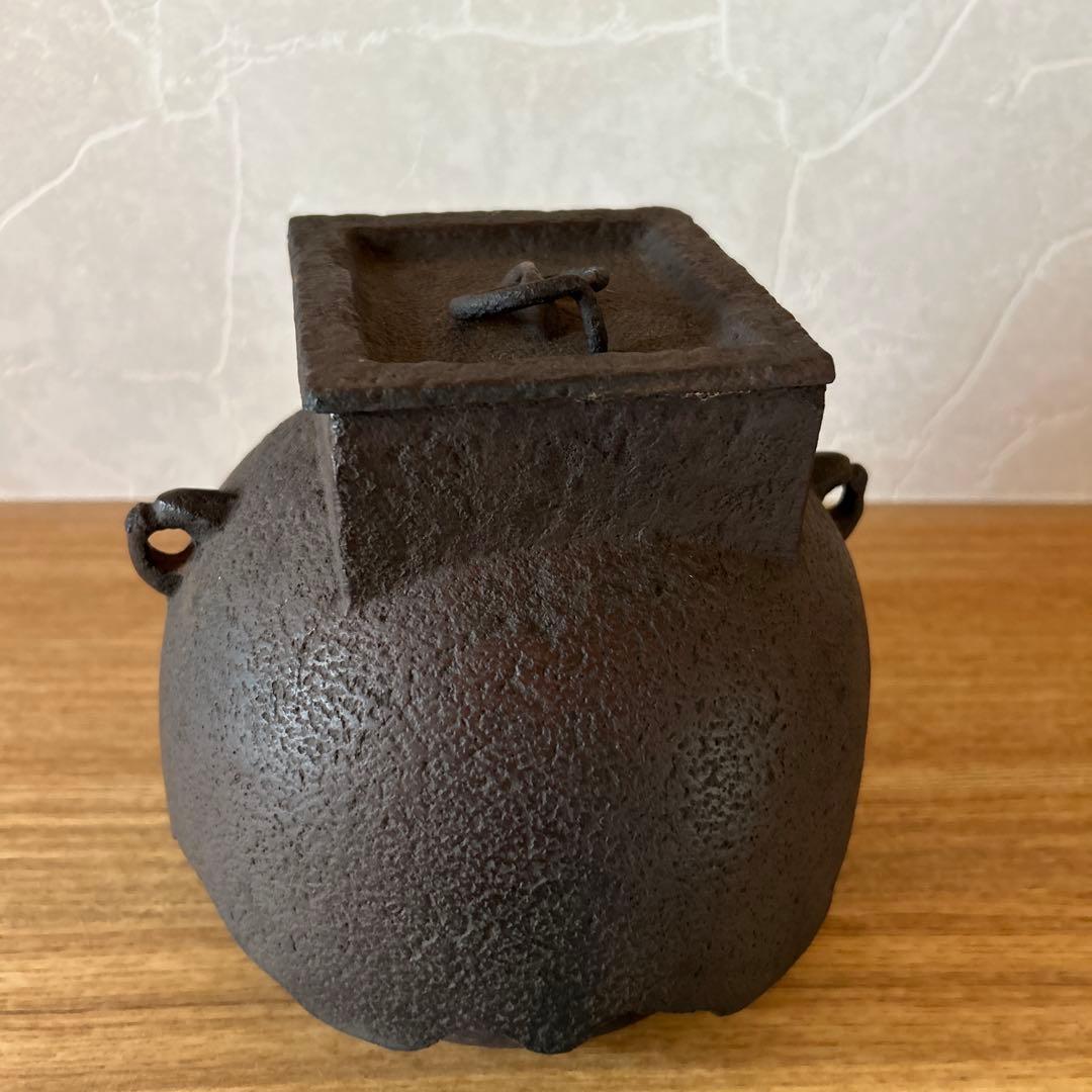 宗旦釜　釜師　大國藤兵衛　茶道具