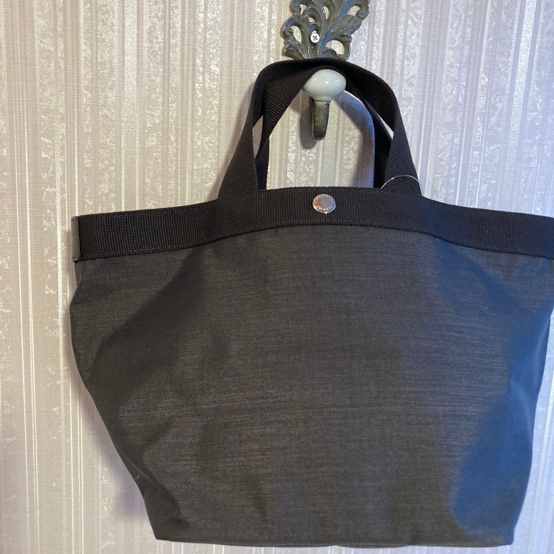 Hervé Chapelier ダークグレー トートバッグ