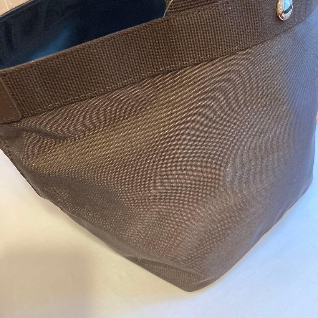 Hervé Chapelier ダークグレー トートバッグ