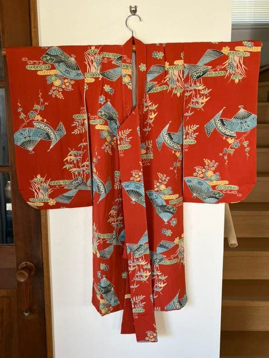 縮緬　子供の着物