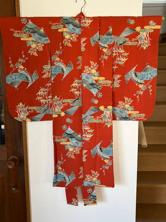 縮緬　子供の着物