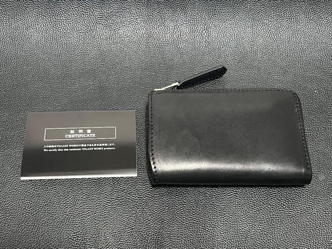 【N】REDMOON レッドムーン　ミドルウォレットL字　牛革