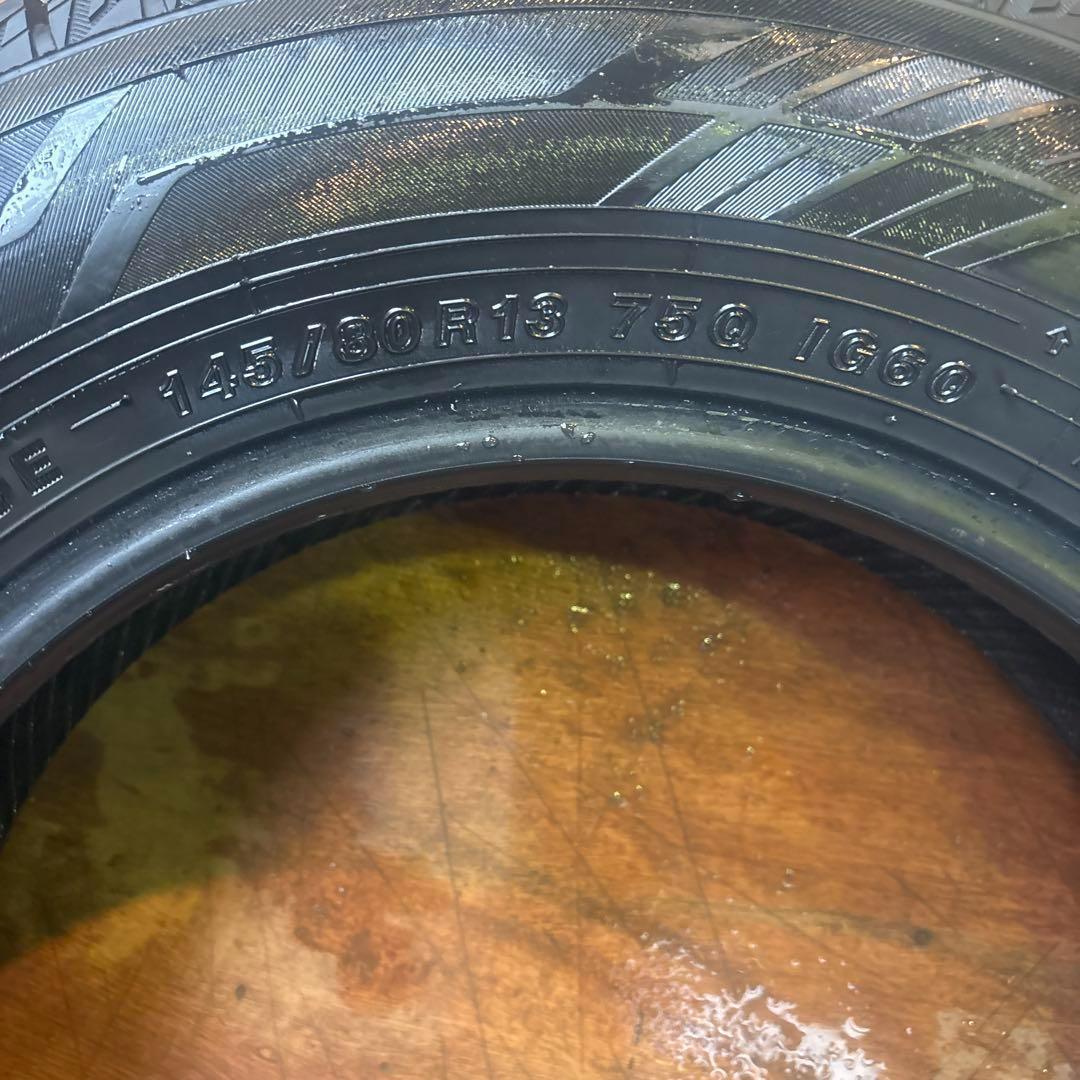 145/80R13 スタッドレス　深溝　ヨコハマ　4本 送料込み　TS859