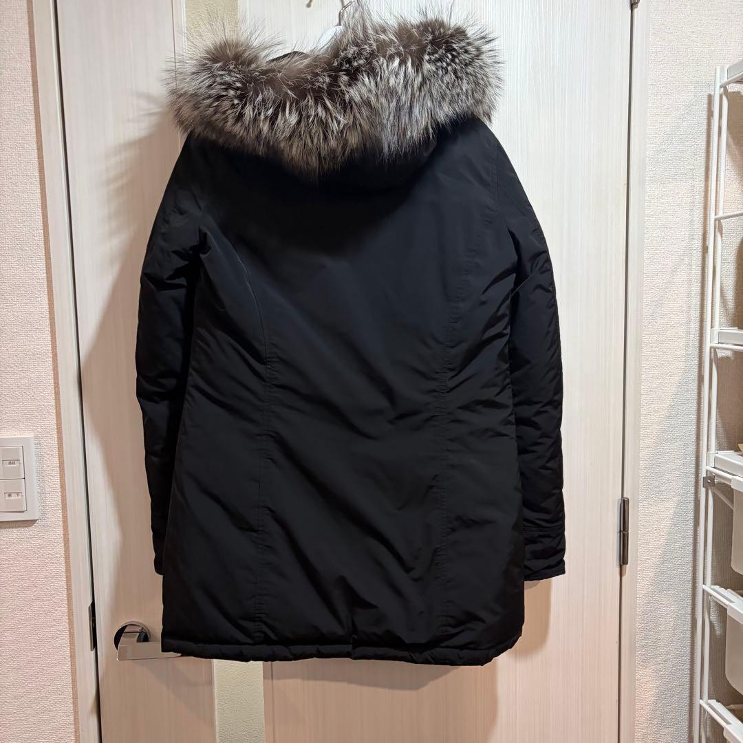 ウールリッチ　WOOLRICH ダウンジャケット 黒 ファー付き　XS