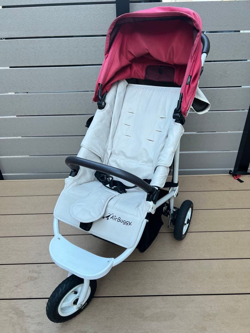 【付属品あり】AIRBUGGY COCO PREMIER赤 ベビーカー