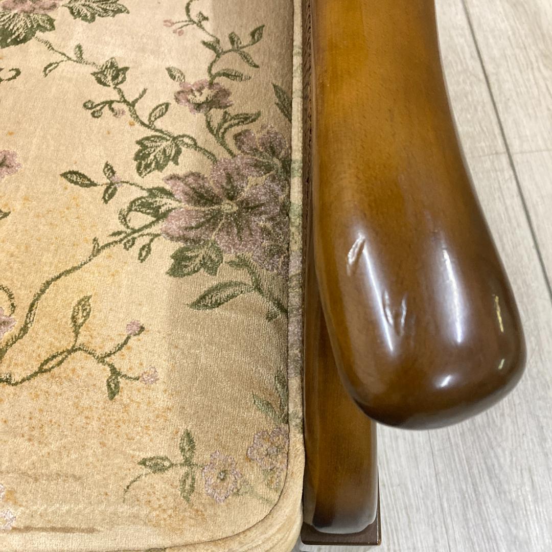 【カリモク】オールド　コロニアル アームチェア　1人掛けソファ 椅子 ②