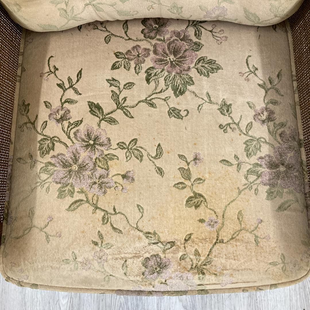 【カリモク】オールド　コロニアル アームチェア　1人掛けソファ 椅子 ②