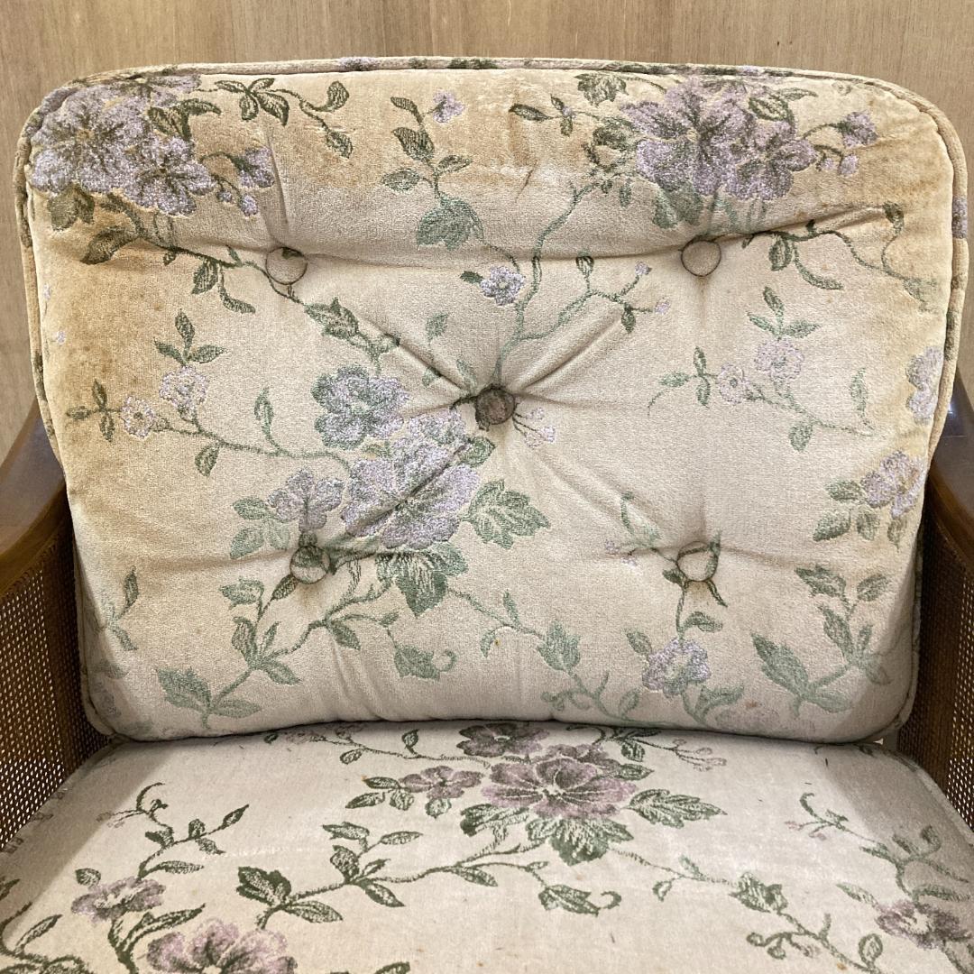 【カリモク】オールド　コロニアル アームチェア　1人掛けソファ 椅子 ②