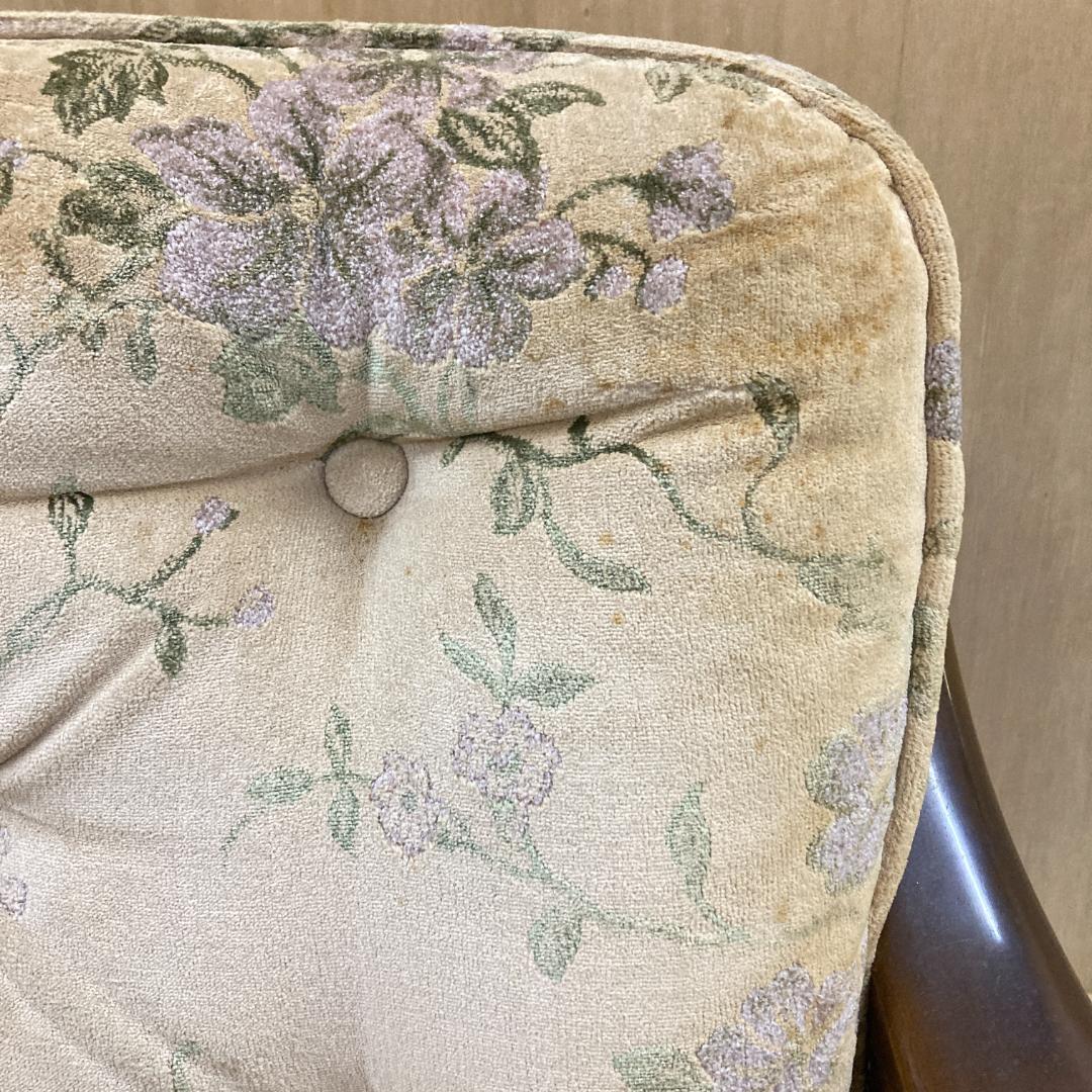 【カリモク】オールド　コロニアル アームチェア　1人掛けソファ 椅子 ②