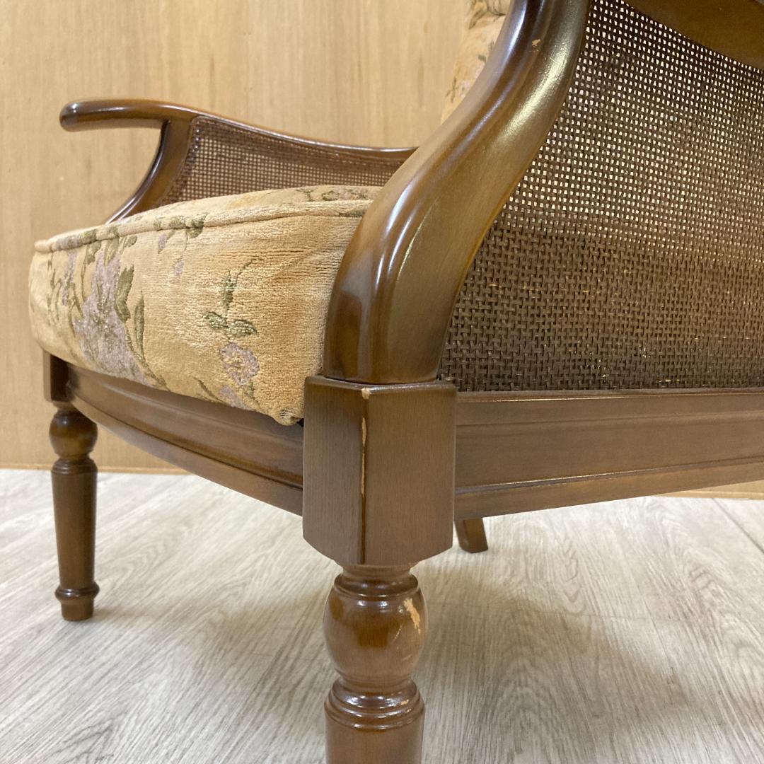 【カリモク】オールド　コロニアル アームチェア　1人掛けソファ 椅子 ②