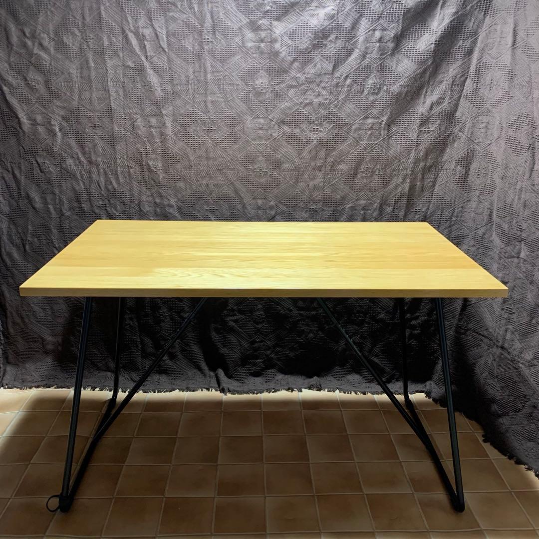 【無印良品 muji】木製折りたたみテーブル デスク 作業台 ダイニングテーブル