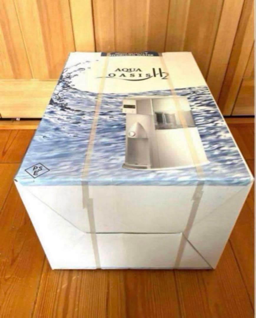 新品　アクアオアシス　H2 水素水生成器　ウォーターサーバー　ホワイト　送料無料