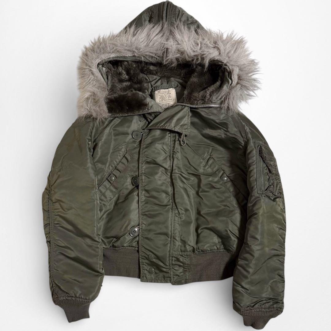 極上 80s USA製 ALPHA N-2B フライトジャケット ヴィンテージ