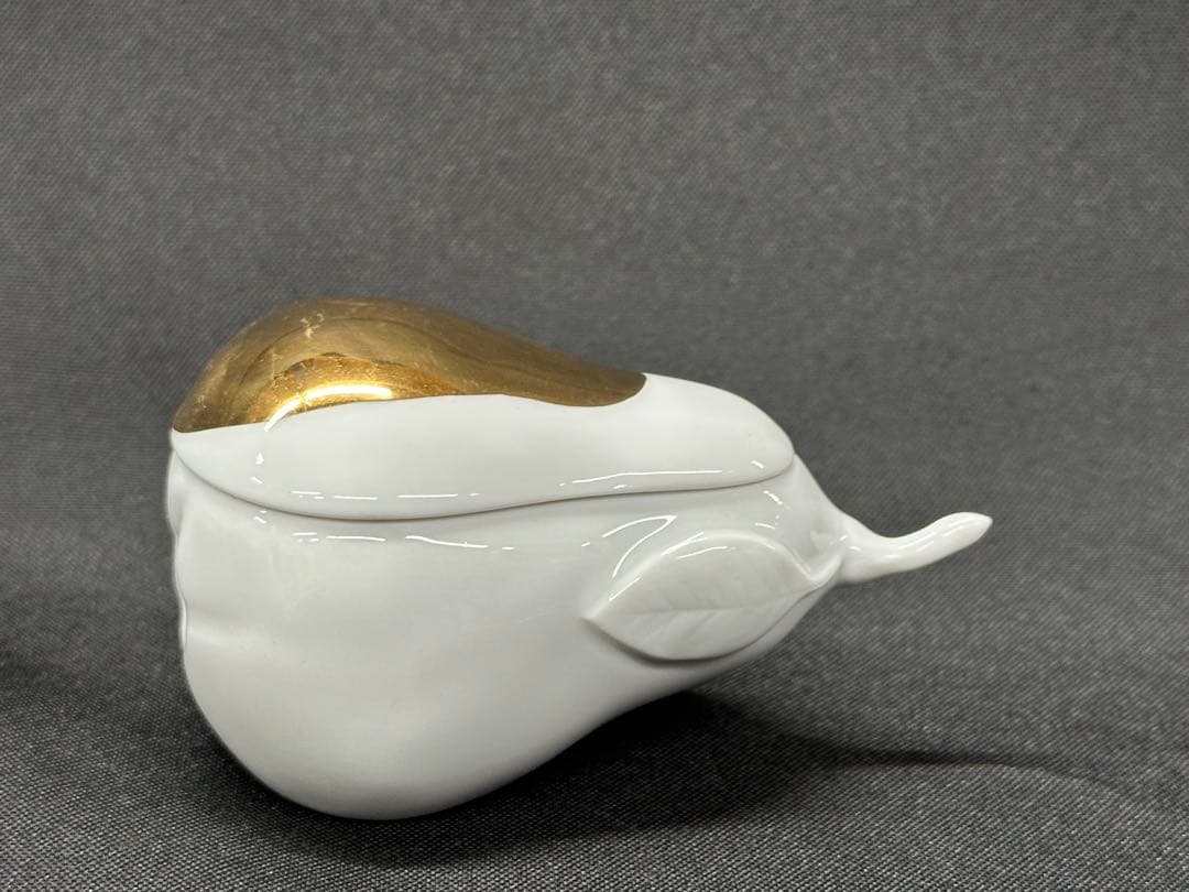 【レア？USED美品】meissen マイセン　洋梨　小物入れ　アクセサリー入れ