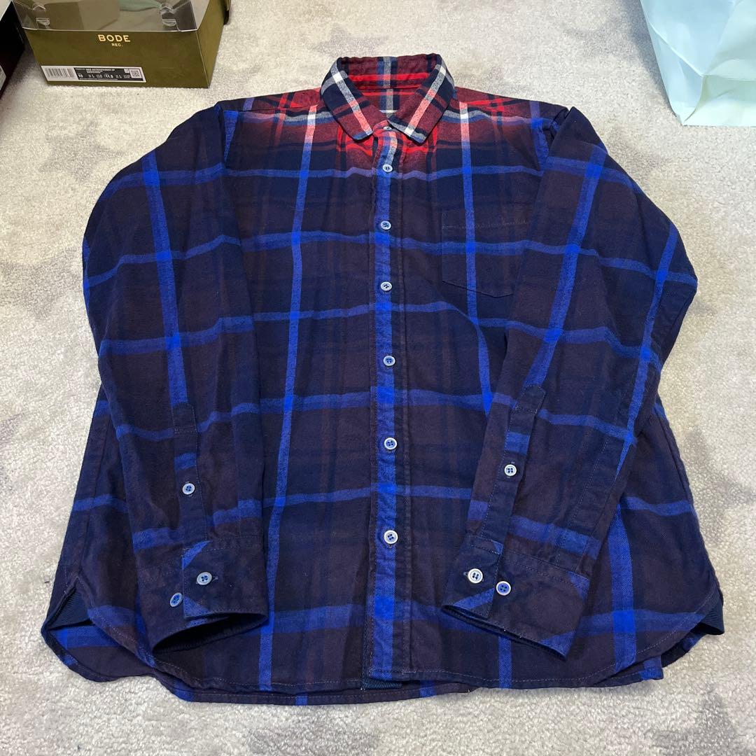 sacai チェックシャツ　2