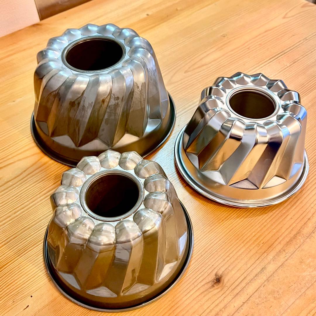 クグロフ型 3種　JHBS メッシュ ラウンドパン型　タルト型　パウンド型