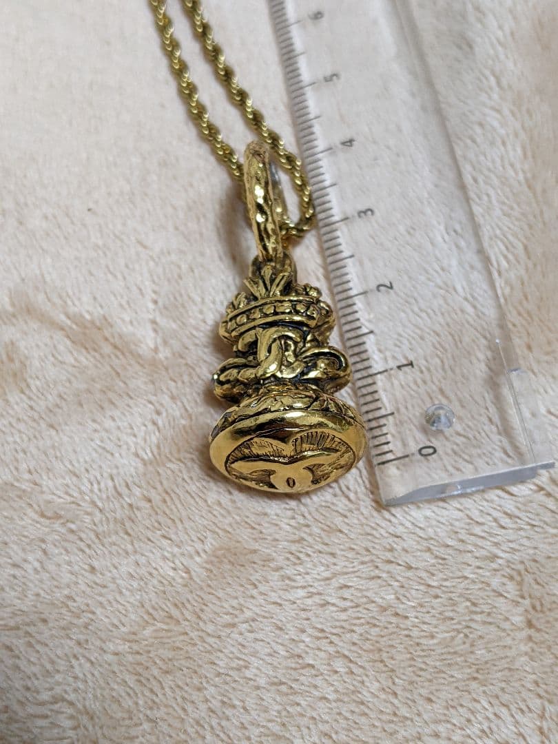 A*A様 CHANELシャネル レアなヴィンテージチャーム+18KGPネックレス