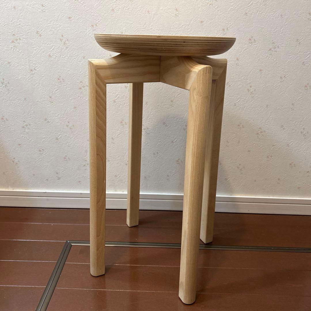 匠工芸xSUU別注　木のマッシュルームスツール