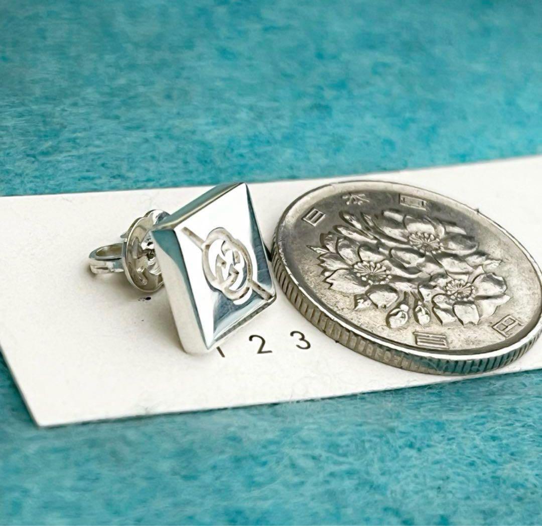 美品‼️GUCCI ダイアゴナルピアス　シルバー925 片耳‼️