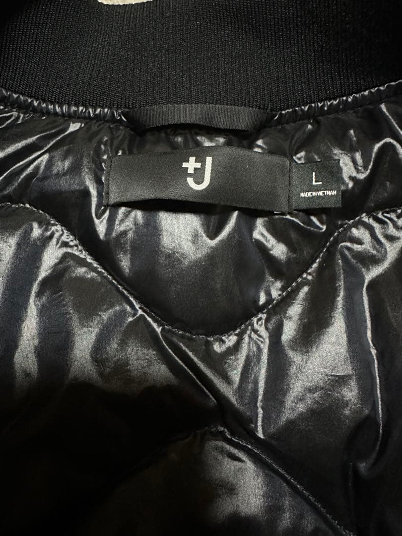 【美品】UNIQLO +J ハイブリッドダウンオーバーサイズMA-1ブルゾン