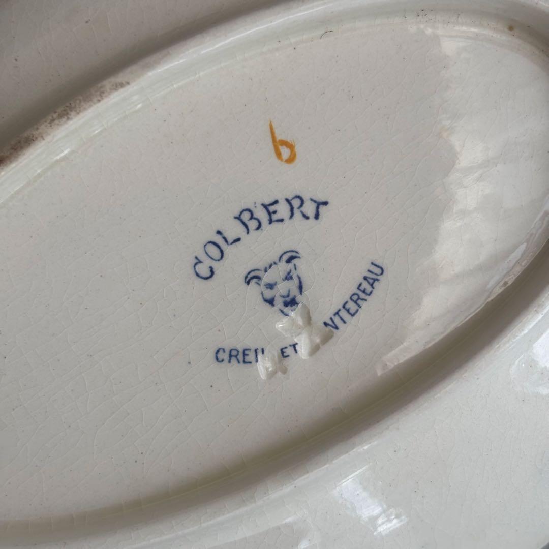 希少 フランスアンティーク クレイユエモントロー COLBERT ラヴィエ