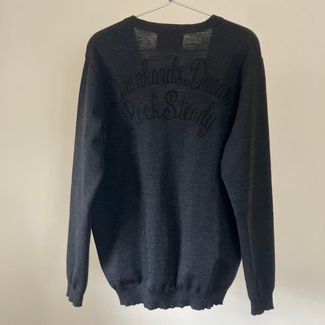 ワコマリア　the guilty parties刺繍　モヘア　カーディガン　L