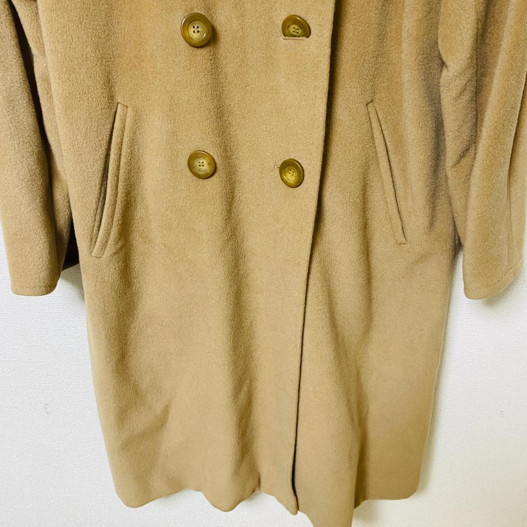 マックスマーラ　MAXMARA カシミヤ 白タグ アイコンデザイン ロングコート