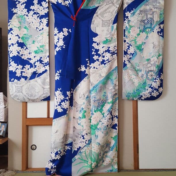 振袖　長襦袢、伊達襟付き