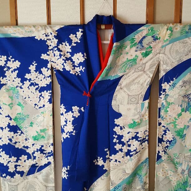 振袖　長襦袢、伊達襟付き