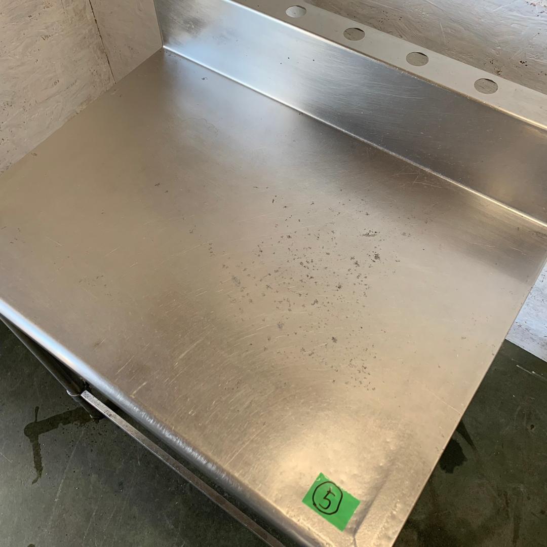 ステンレス台 バックガードあり 業務用 W750×D600×H930mm ⑤